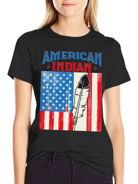 American Indian Flag Graphic Tee