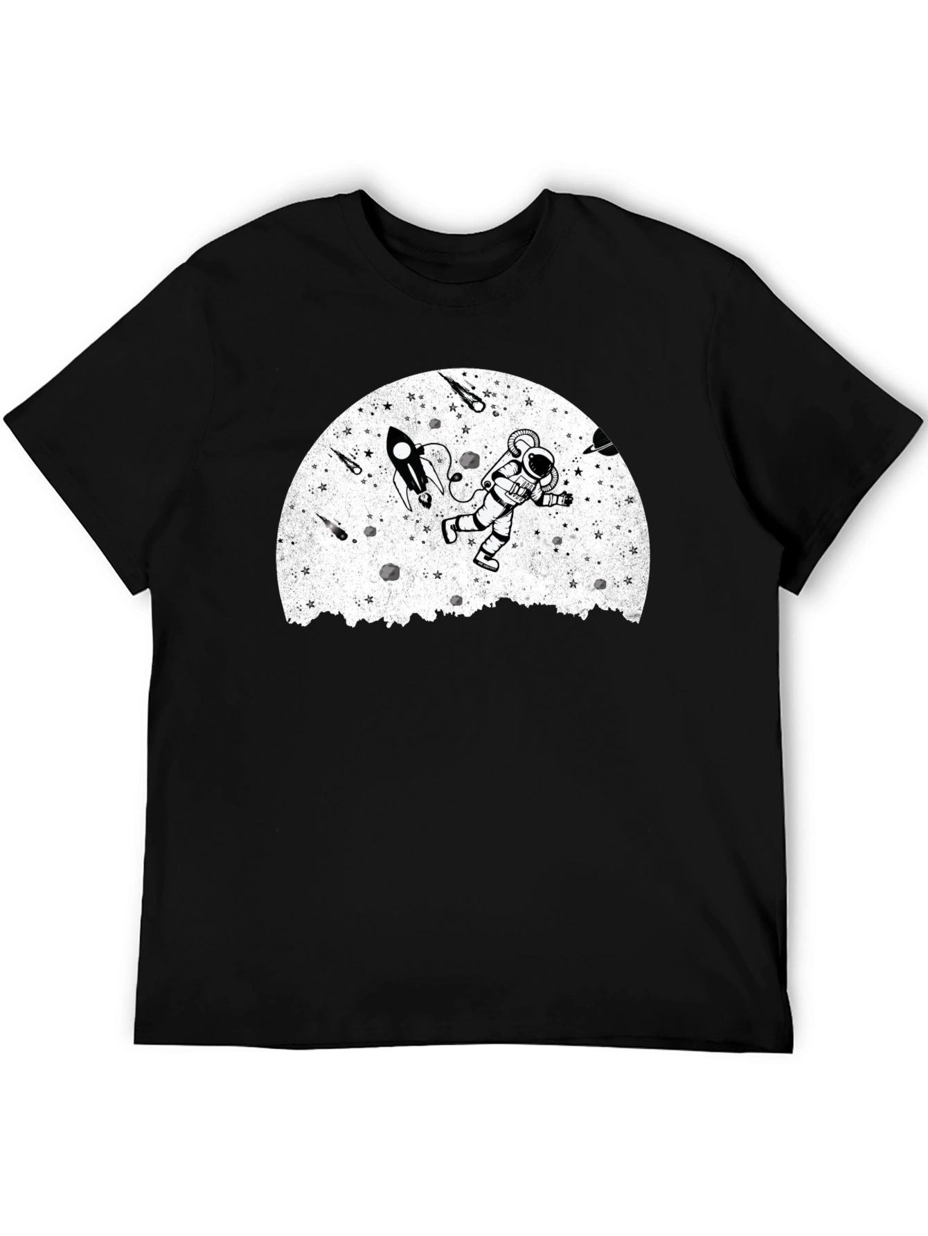 Astronaut Moonscape Graphic T-Shirt