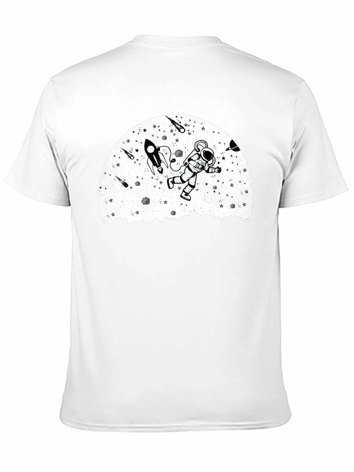 Astronaut Moonscape Graphic T-Shirt