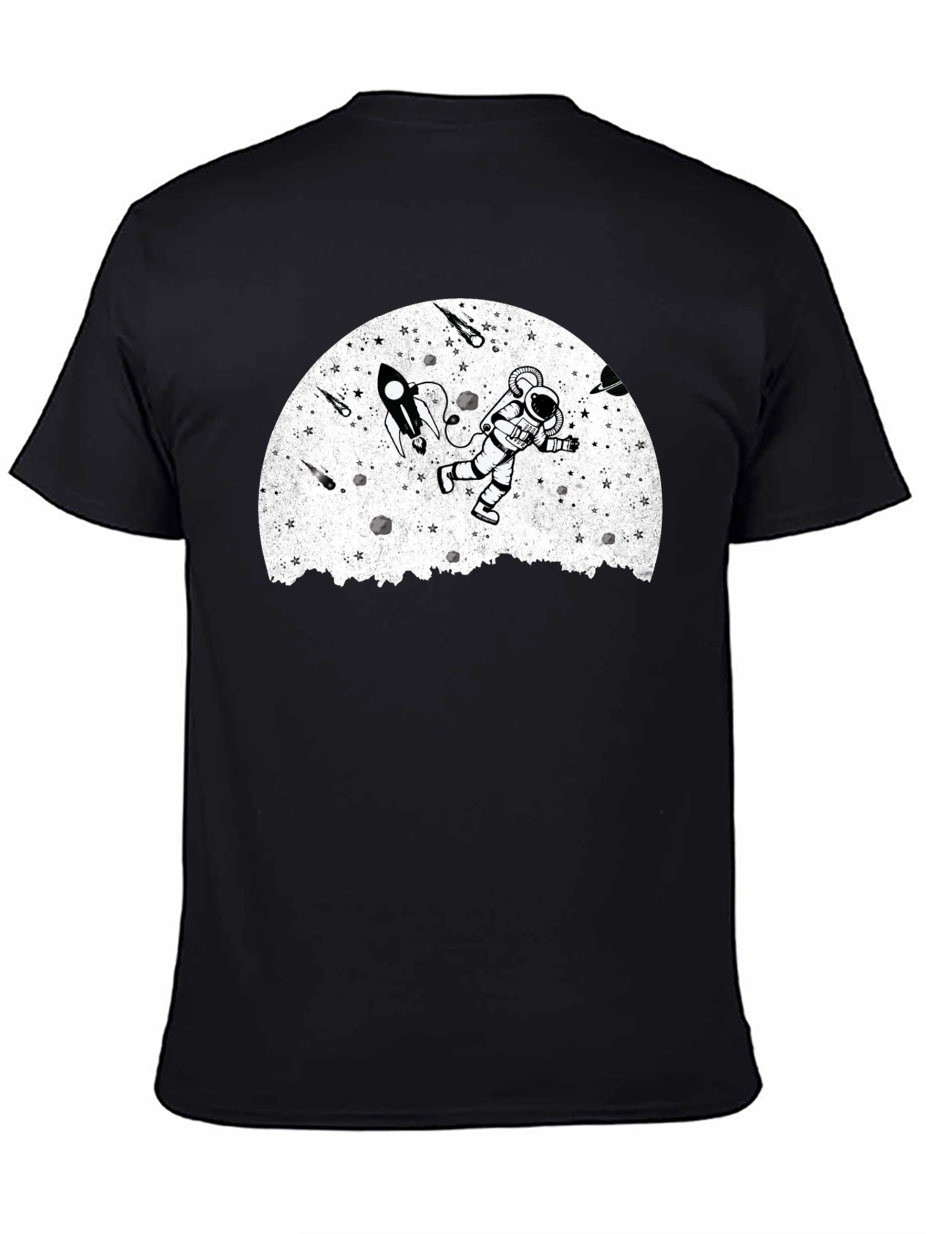 Astronaut Moonscape Graphic T-Shirt