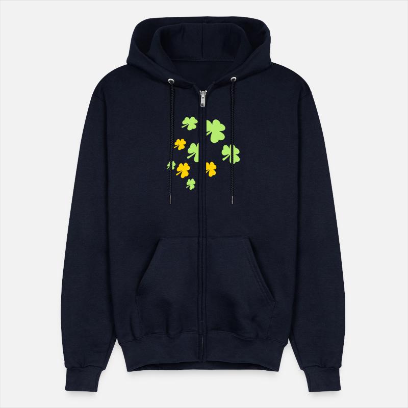 Shamrock Many Trefoil Leaves Green Pattern Cool