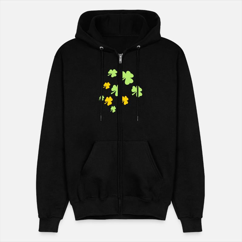 Shamrock Many Trefoil Leaves Green Pattern Cool