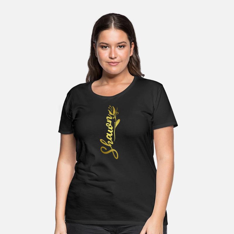 Shawn Name Faux Gold Tulip Flourish