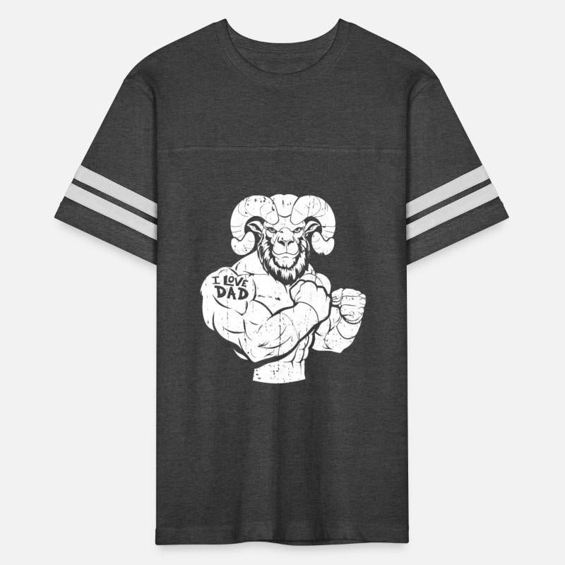 Sheep Biceps Tattoo I Love Dad