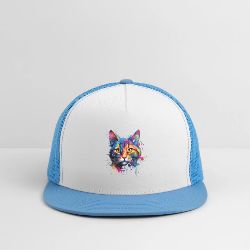 Shorthaired Domestic Cat With Color Spots