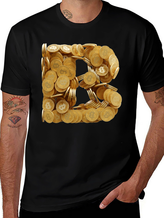 Bitcoin B Coin T-Shirt - Crypto Currency Tee