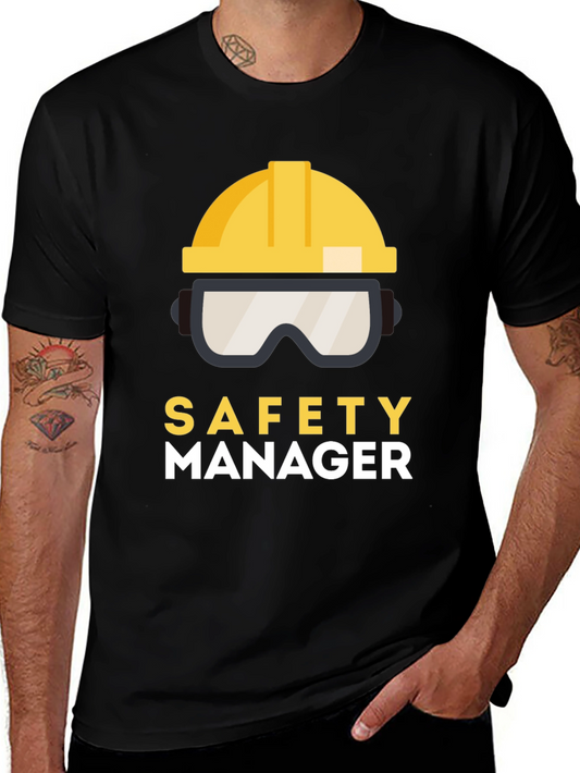Safety Manager T-Shirt: Protective Gear Design