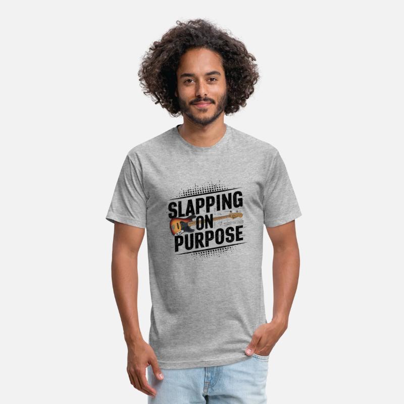 Slapping on Purpose unisex t-shirt for bass player