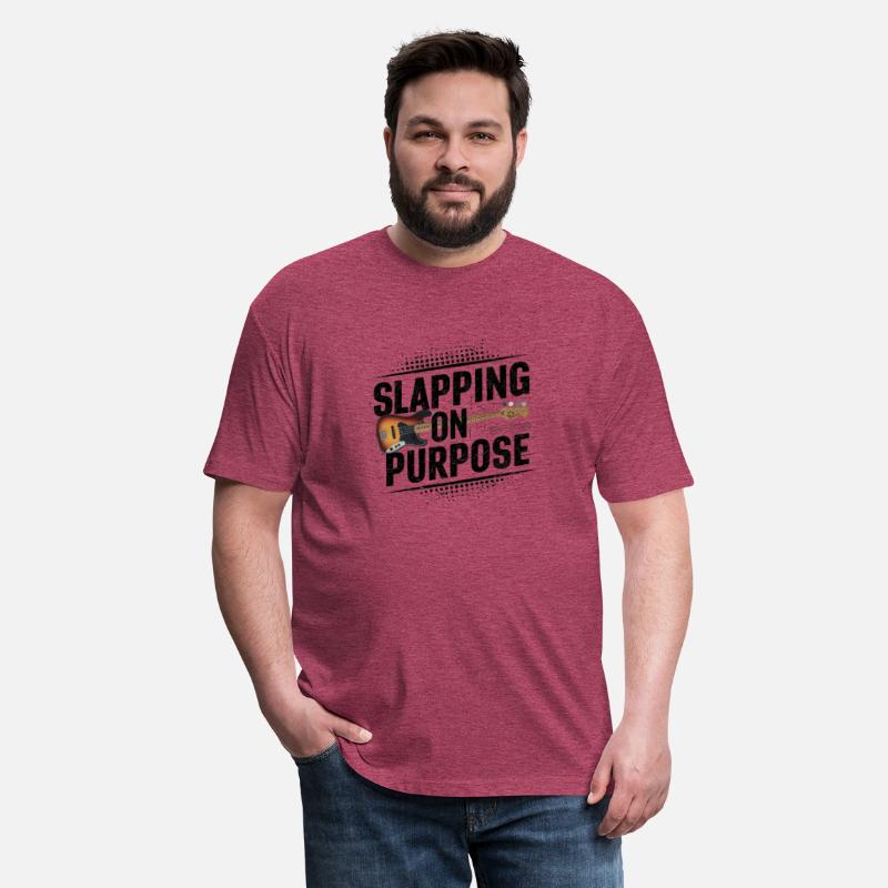 Slapping on Purpose unisex t-shirt for bass player