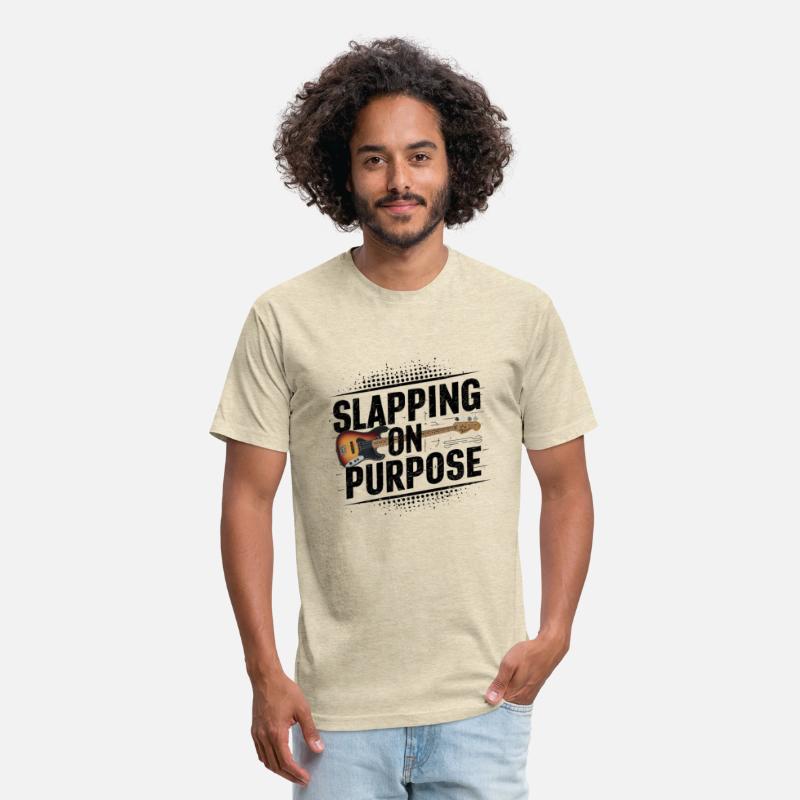 Slapping on Purpose unisex t-shirt for bass player
