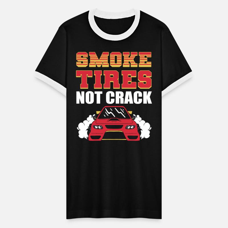 Smoke Tires Not Crack Car Racing Drifting