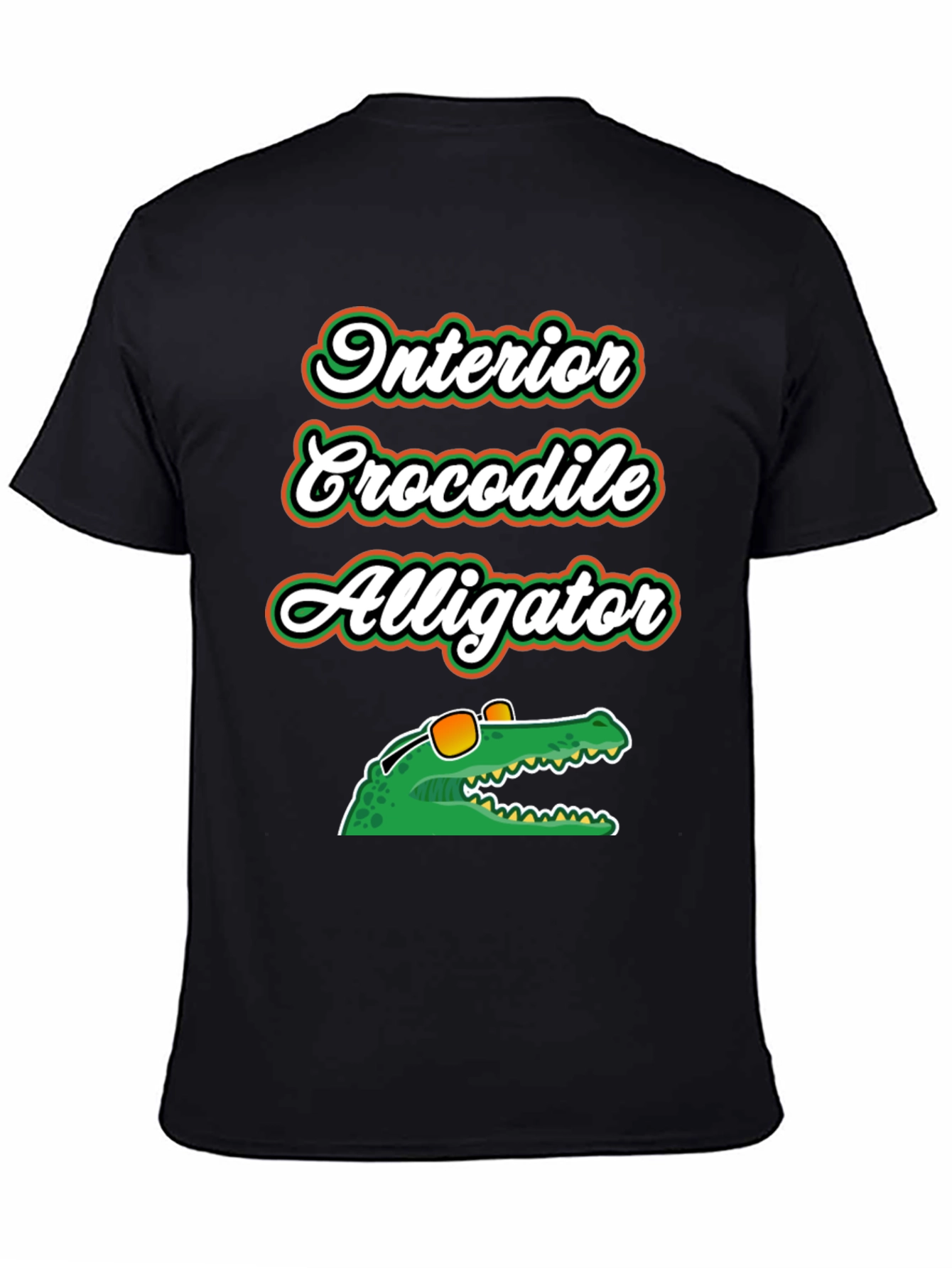 Interior Crocodile Alligator Graphic T-Shirt