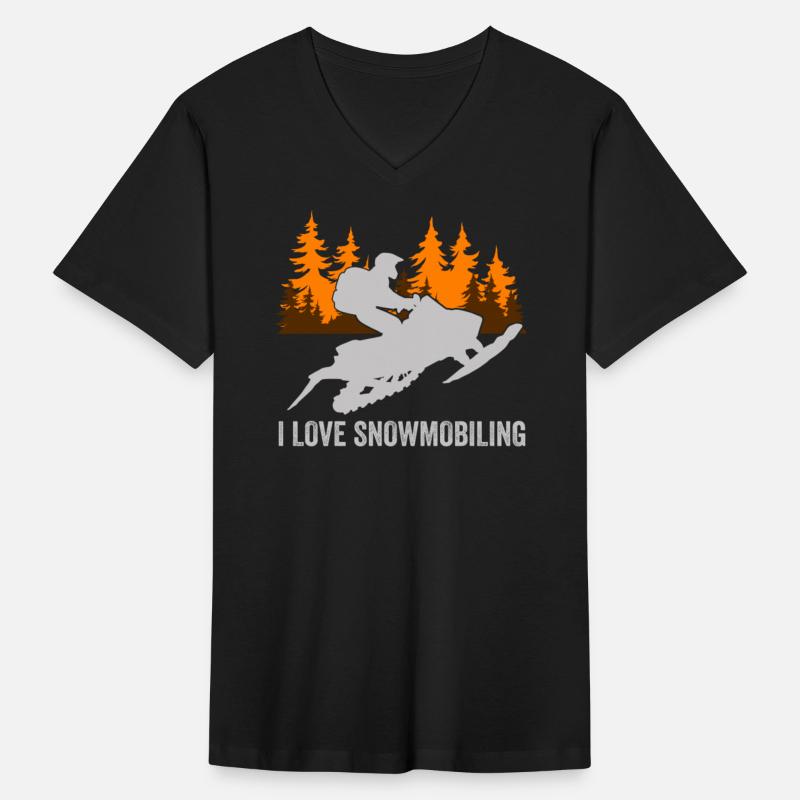 Snowmobile Snocross Hoodie I Love Snowmobiling
