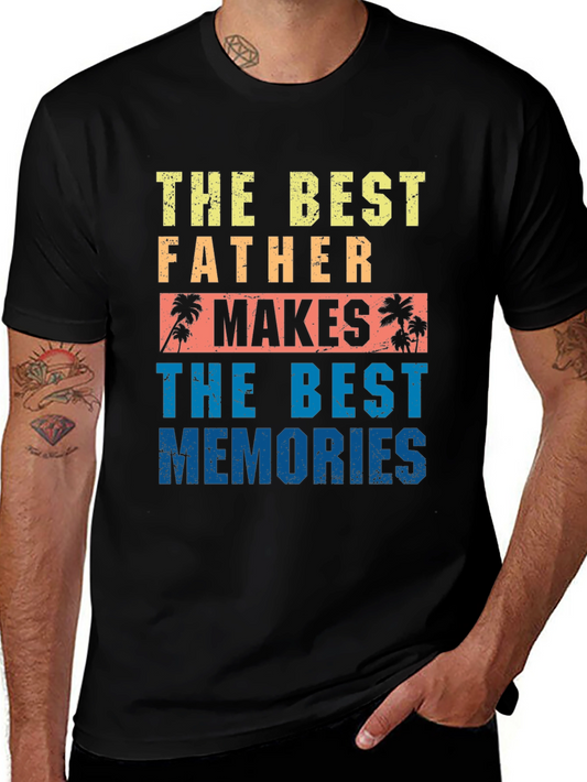 Best Father Makes Best Memories Graphic Tee
