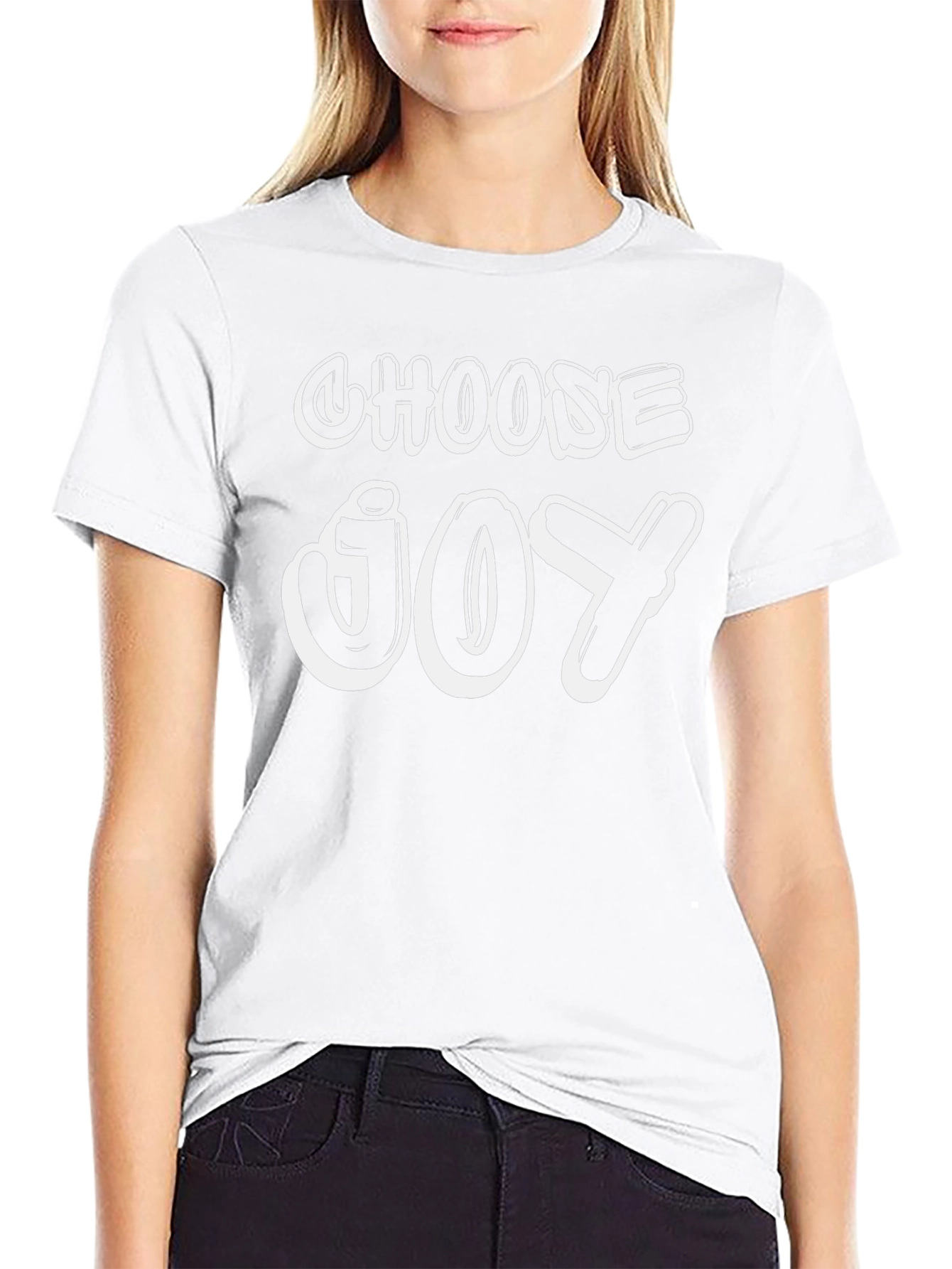Choose Joy Black T-Shirt for Men