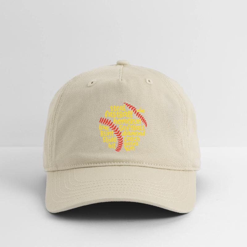 Softball Home Run Word Cloud Design