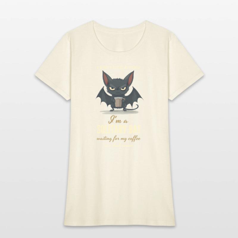 Solitary Bat Coffee Lover - Funny Gift, Introvert