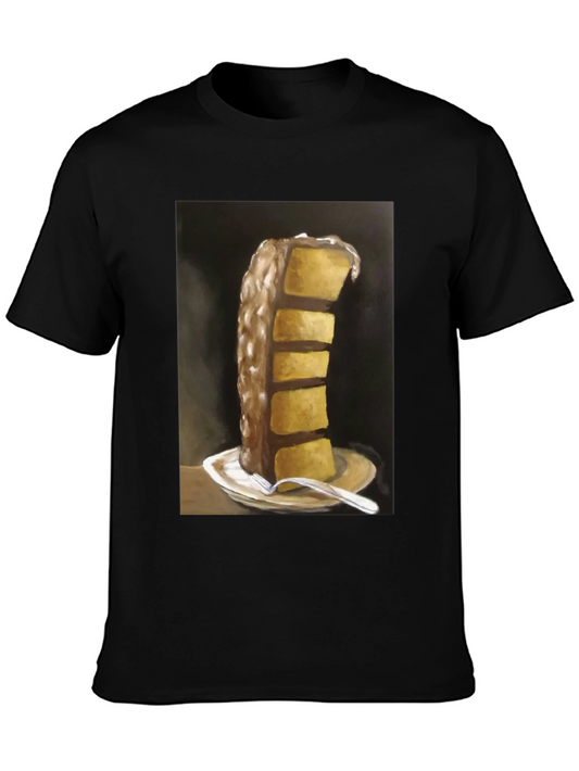 Cake Slice Graphic Tee - Foodie Fashion