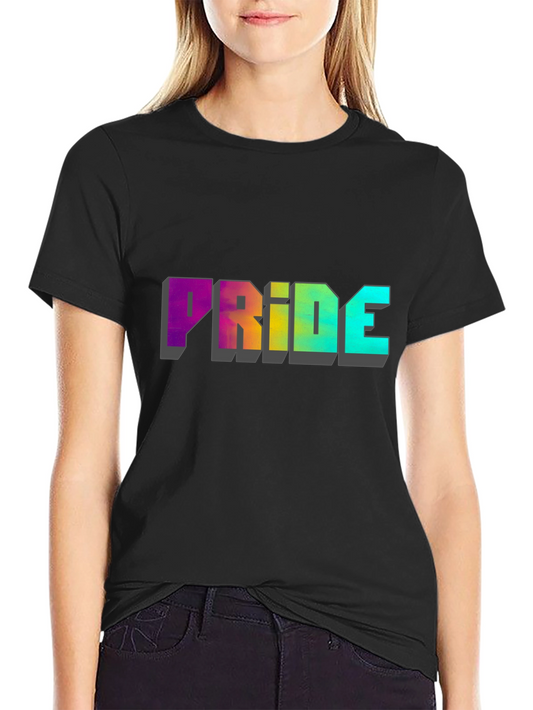 Pride Graphic Tee - Black LGBT Rainbow