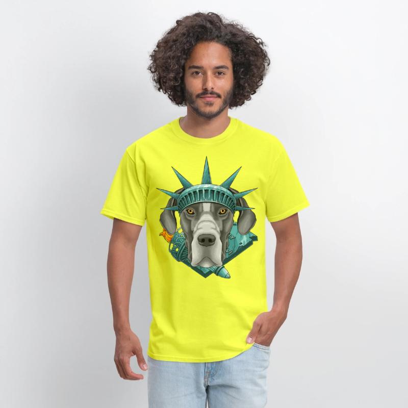 Statue Of Liberty Great Dane 4th Of July Dog USA A