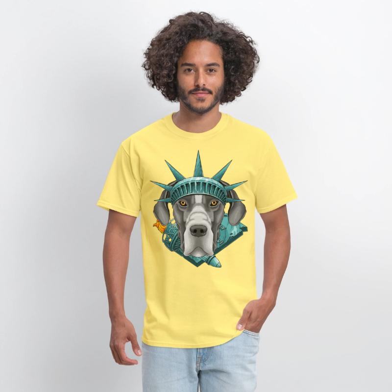 Statue Of Liberty Great Dane 4th Of July Dog USA A