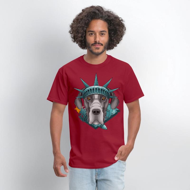 Statue Of Liberty Great Dane 4th Of July Dog USA A
