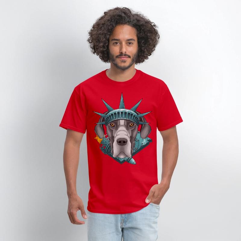Statue Of Liberty Great Dane 4th Of July Dog USA A