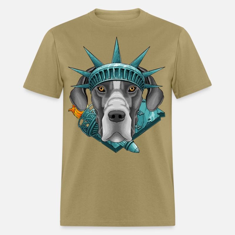 Statue Of Liberty Great Dane 4th Of July Dog USA A