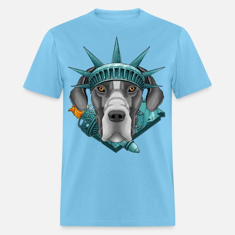 Statue Of Liberty Great Dane 4th Of July Dog USA A