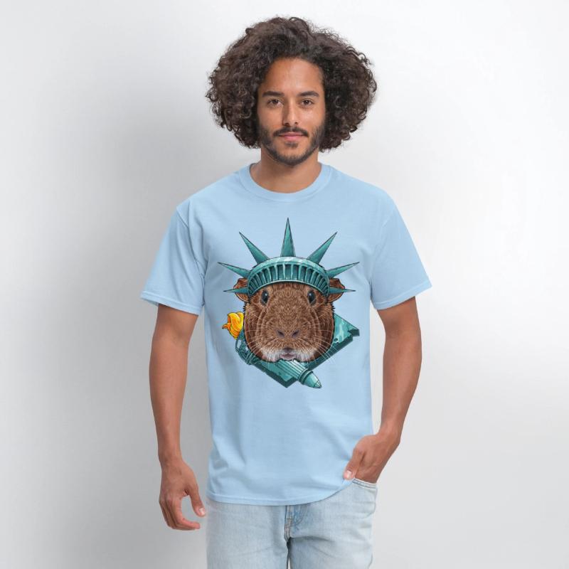 Statue Of Liberty Guinea Pig 4th Of July Animal US