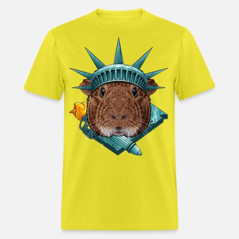 Statue Of Liberty Guinea Pig 4th Of July Animal US