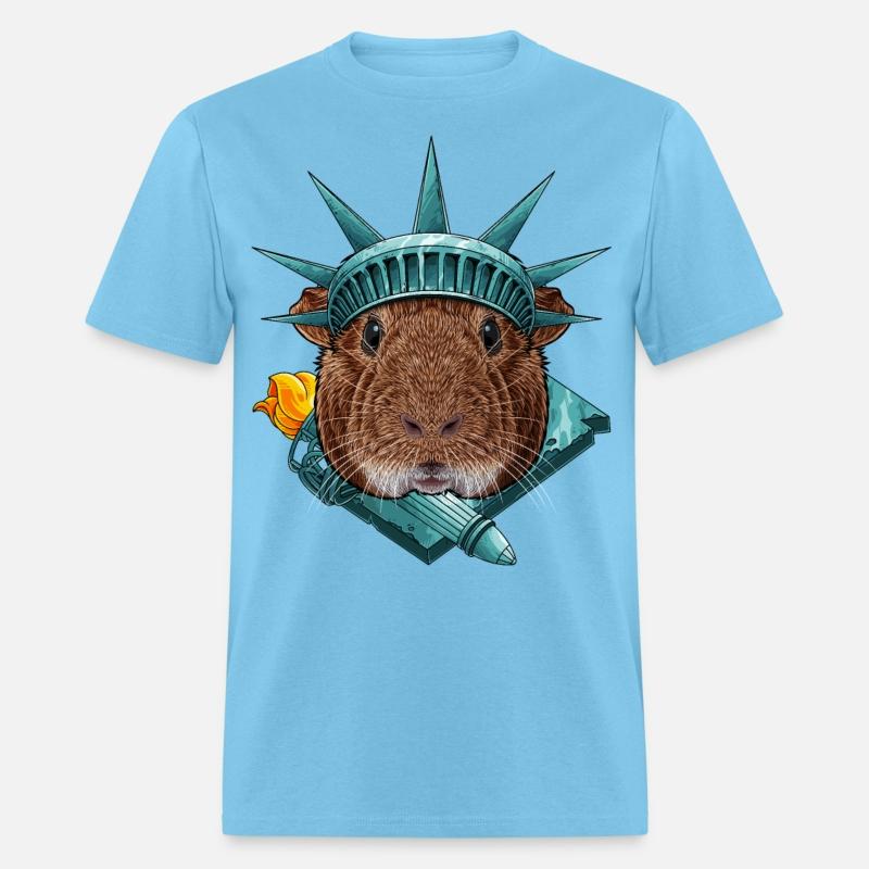 Statue Of Liberty Guinea Pig 4th Of July Animal US