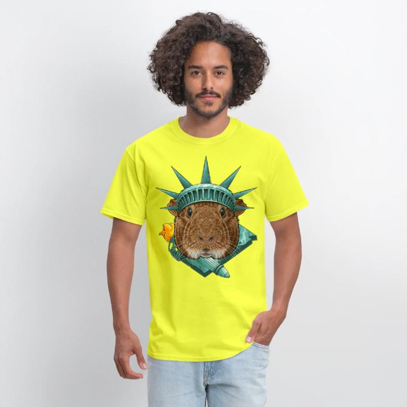 Statue Of Liberty Guinea Pig 4th Of July Animal US