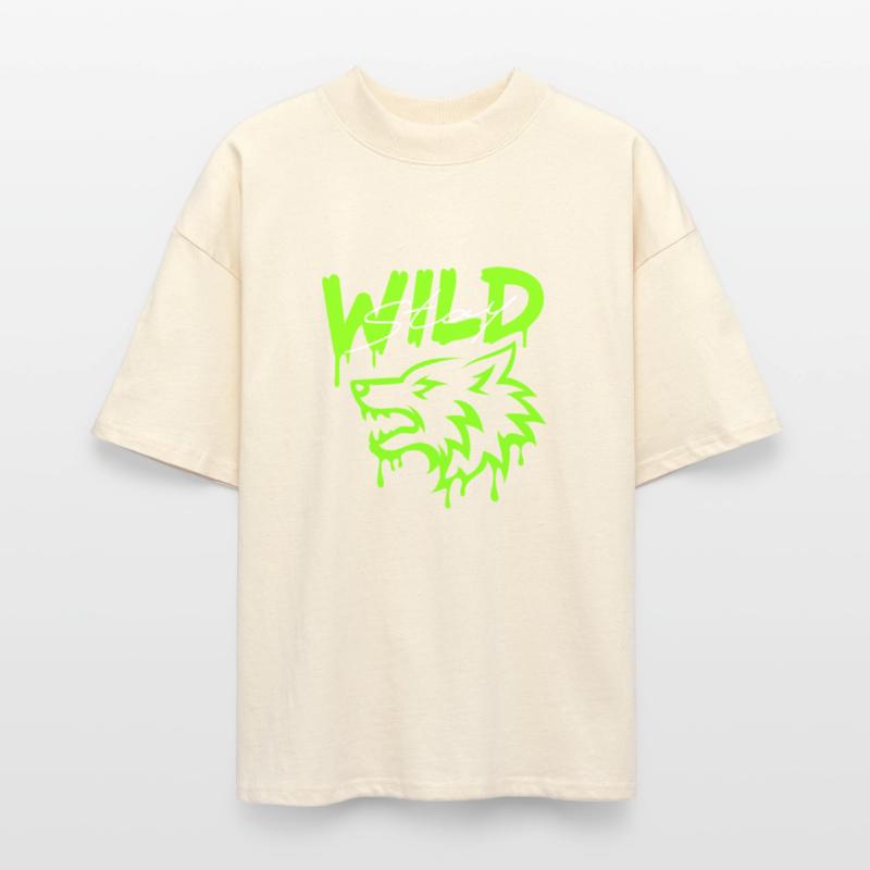 Stay Wild Wolf - Bold Urban Street Art Graphic