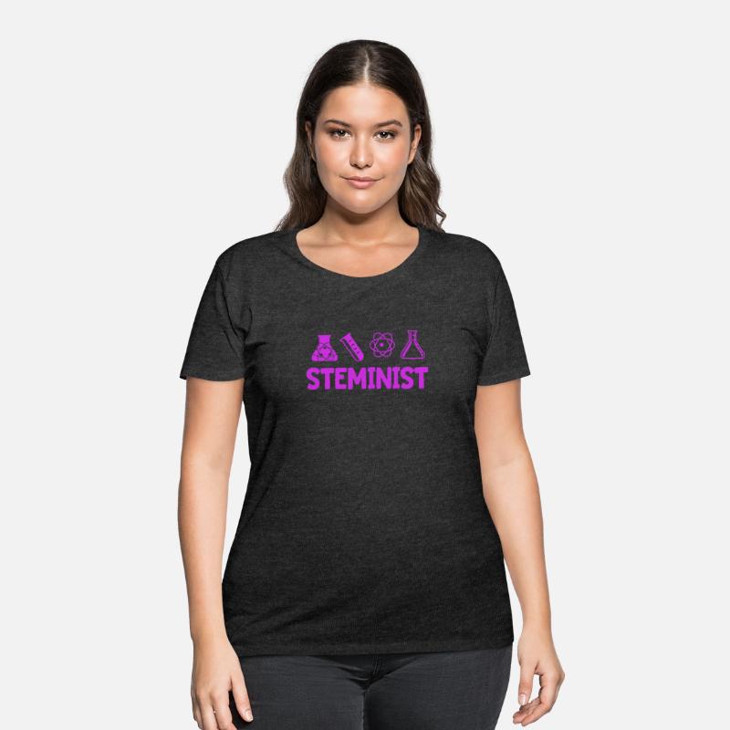 Steminist Female Scientist Shirt Girl Power Math
