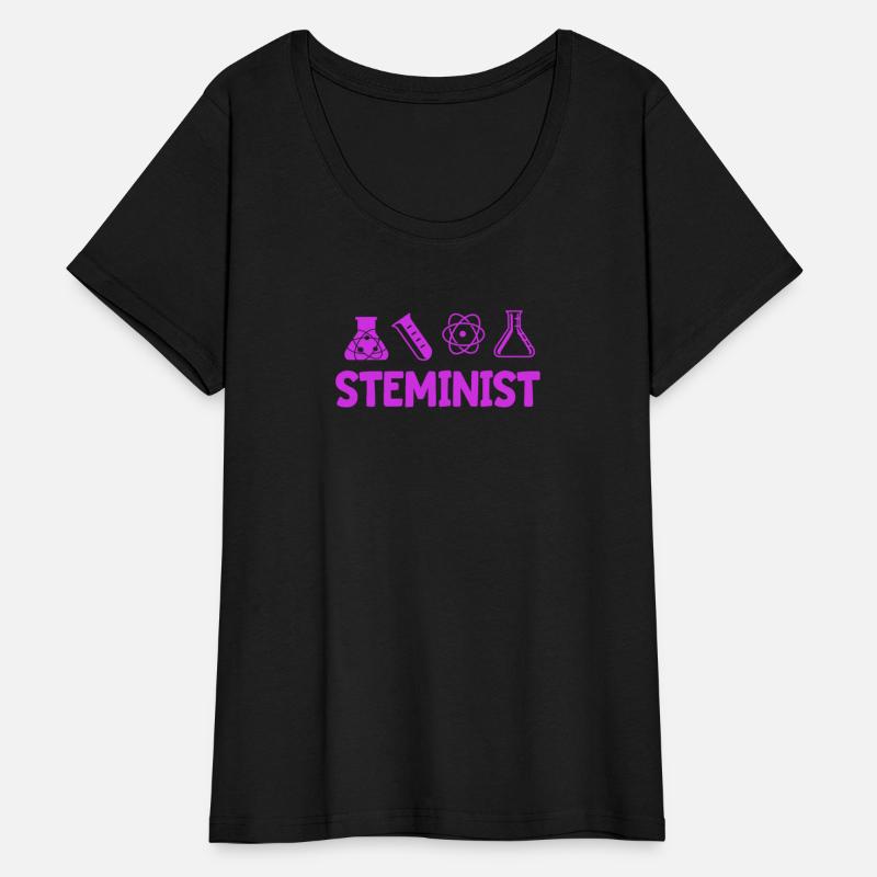 Steminist Female Scientist Shirt Girl Power Math