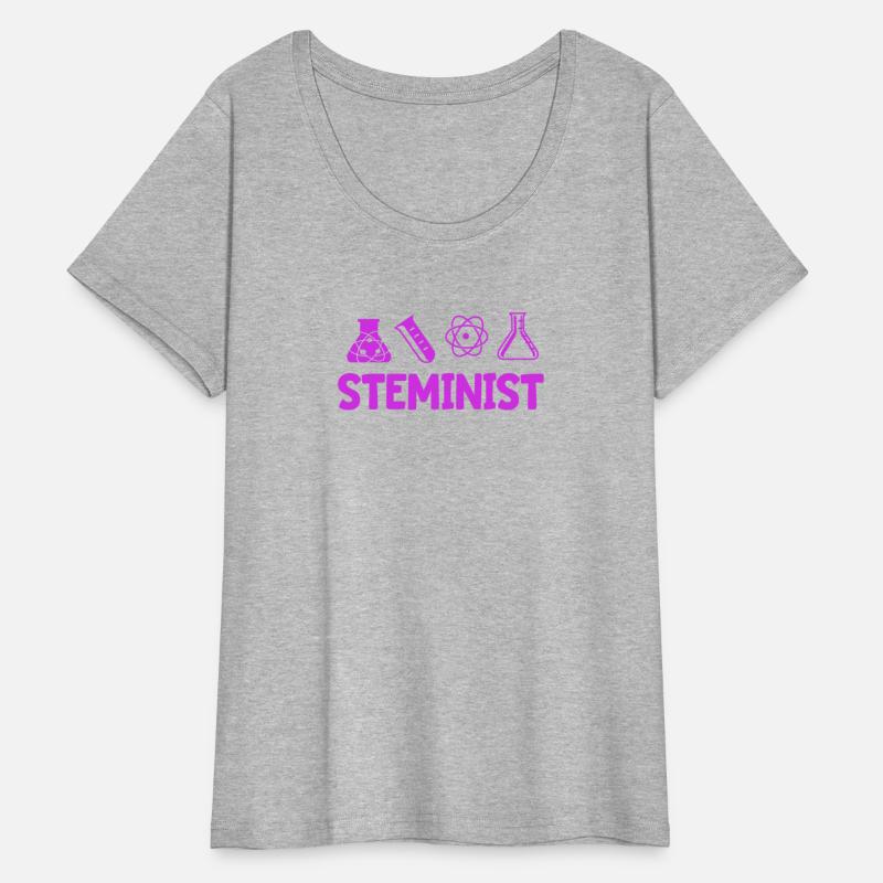 Steminist Female Scientist Shirt Girl Power Math