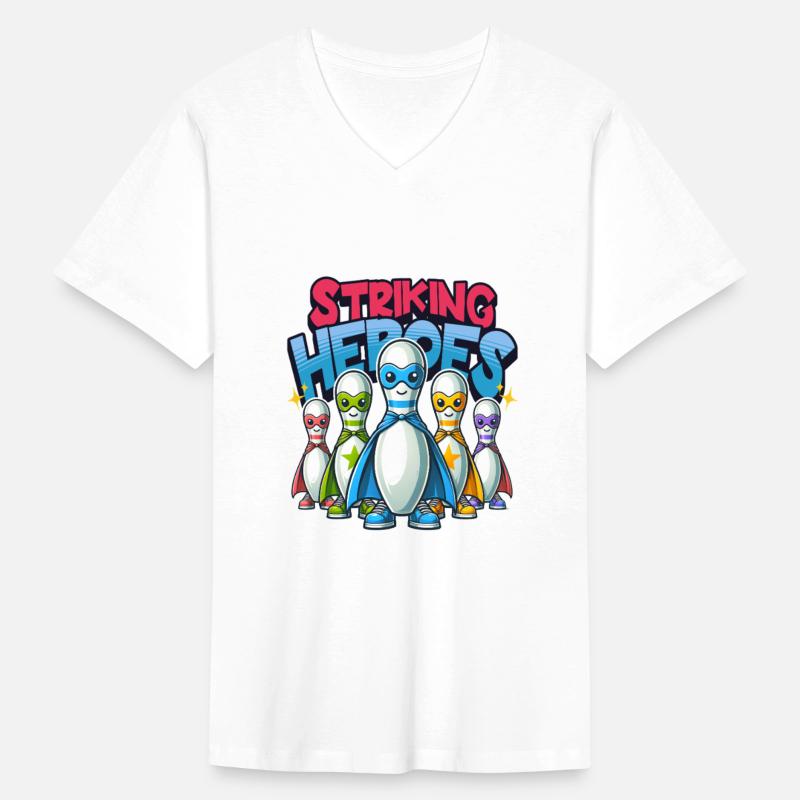 Striking Heroes Bowling Design