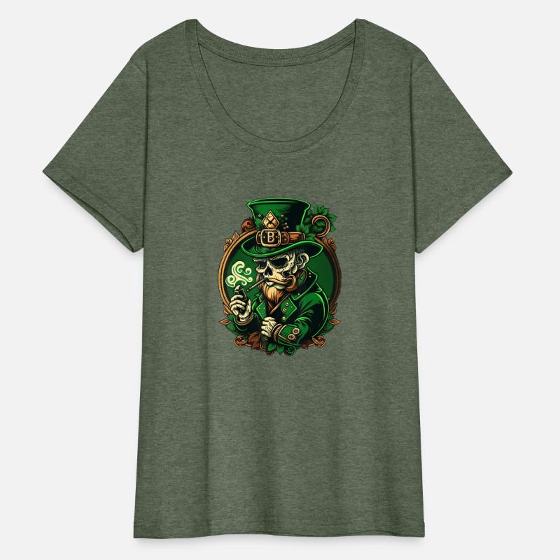 Sugar Skull St Patricks Day Irish Skull Leprechau