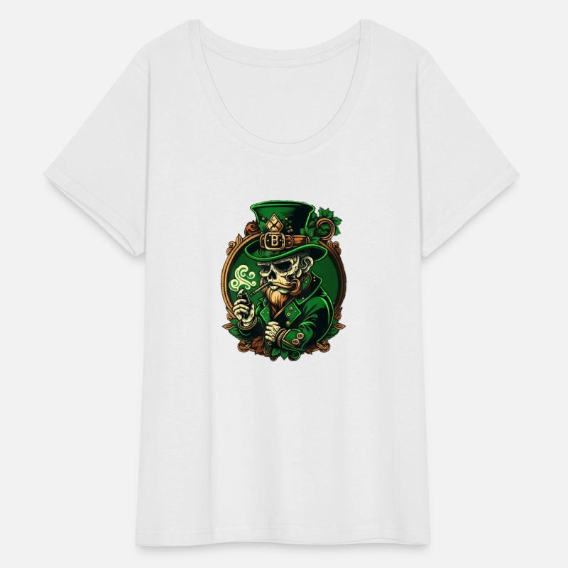 Sugar Skull St Patricks Day Irish Skull Leprechau