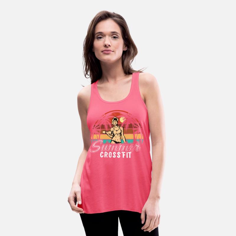 Summer CrossFit vintage sunset design