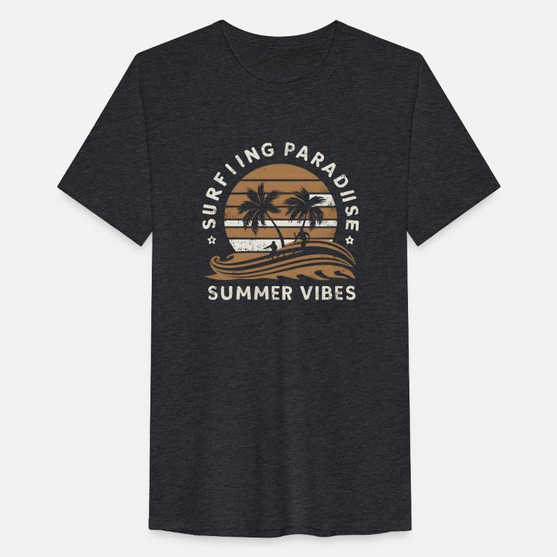 Surfing Paradise Brown Retro summer vibes