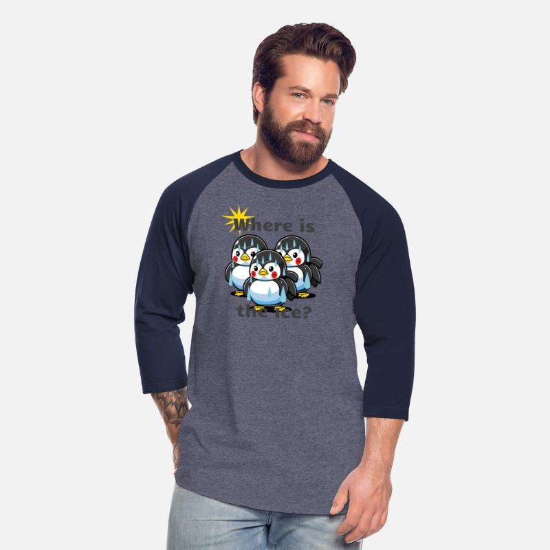 Sweating Penguins. Climate It Is Warm.