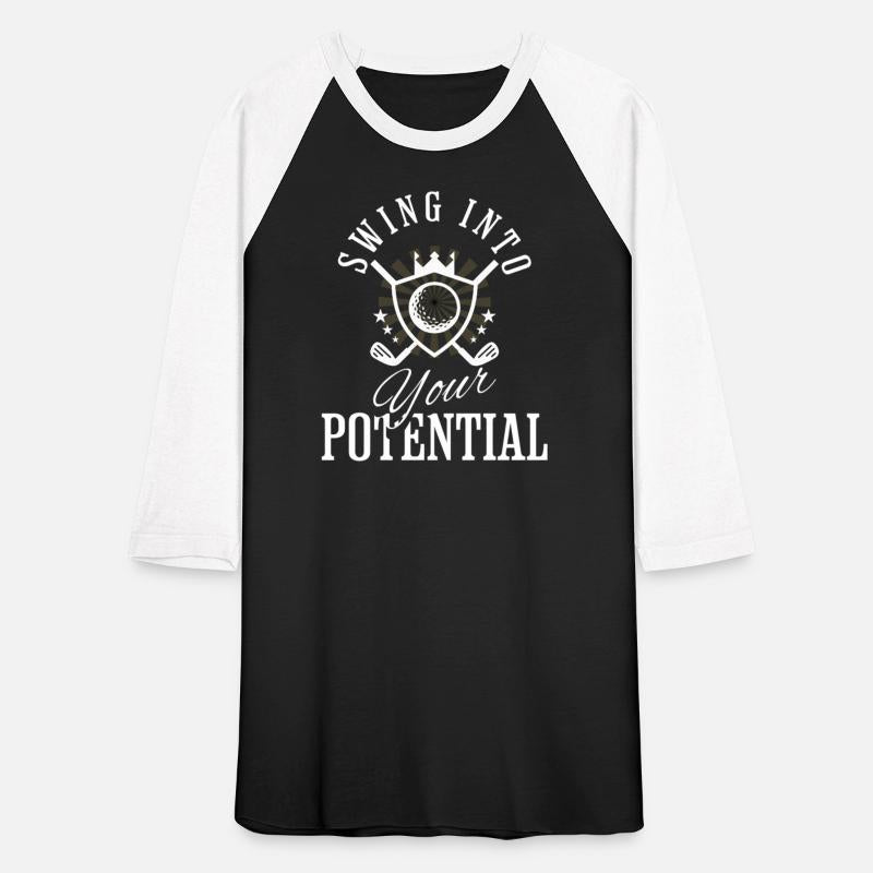 Swing Potential Crest Ball Sport Motto Art