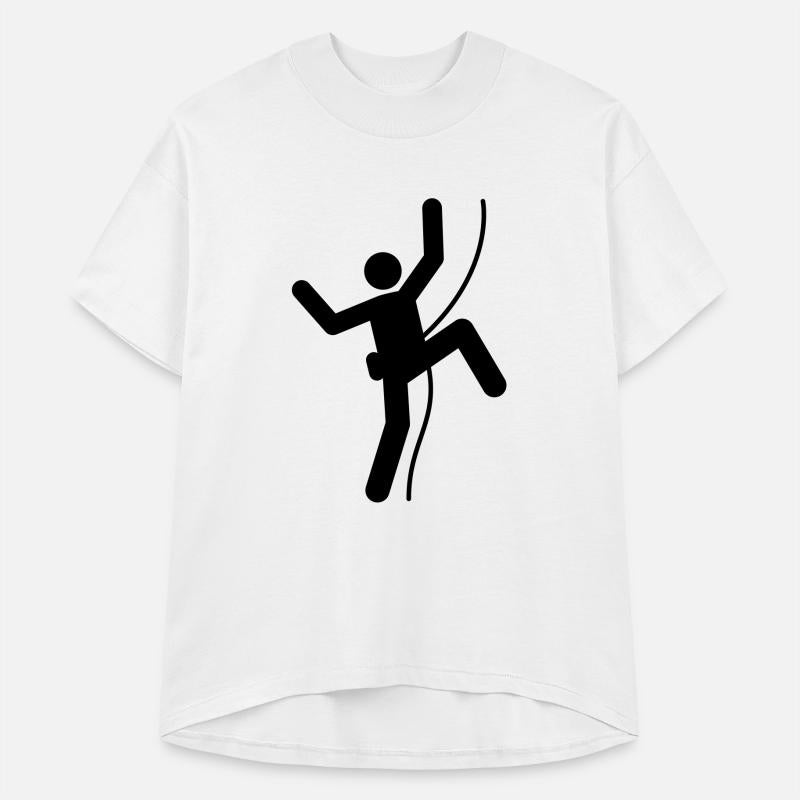 symbol figure climber climbing mountains high spor