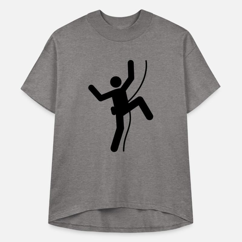 symbol figure climber climbing mountains high spor