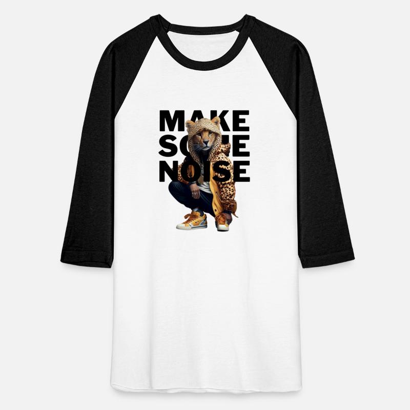 T shirt Make Some Noise Music Urban Animal Cheetah