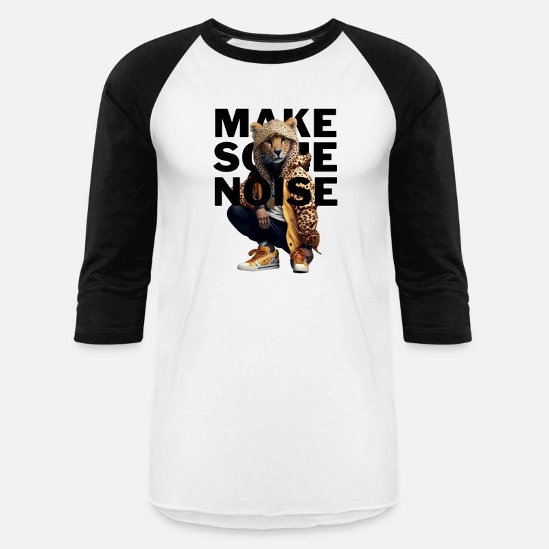 T shirt Make Some Noise Music Urban Animal Cheetah