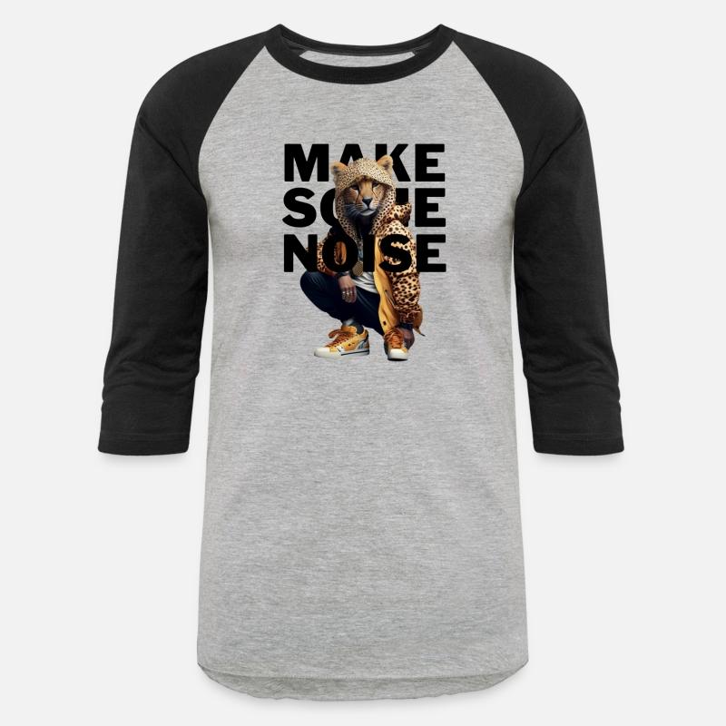 T shirt Make Some Noise Music Urban Animal Cheetah