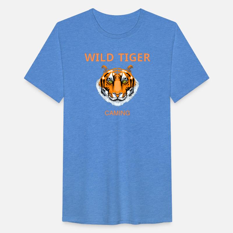 T-shirt with a tiger head on it